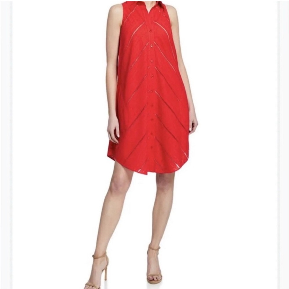 Finley Shelly Eyelet Sleeveless Dress